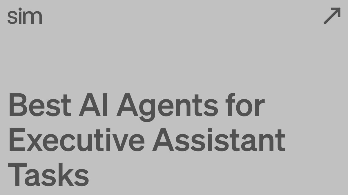Best AI Agents for Executive Assistant Tasks